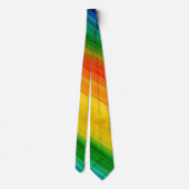 Levendige Regenboog van Kleuren Stropdas (Achterkant)