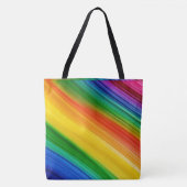 Levendige Regenboog van Kleuren Tote Bag (Voorkant)