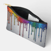 Levendige Regenboog Verf Druppels Etui (Open)