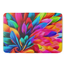 Levendige regenboogbloem Abstract
