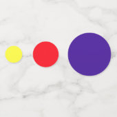 Levendige Regenboogkleuren Stippen Feest Confetti (Voorkanten)