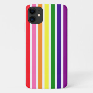 Levendige regenboogkleurstaven Case-Mate iPhone case