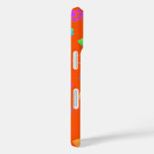 Levendige Regenboogpoot en Hart Oranje Case-Mate iPhone Case (Achterkant / Rechts)