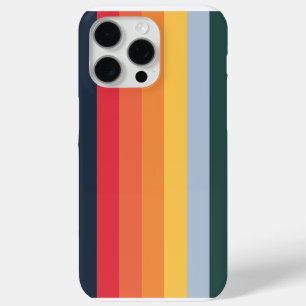 Levendige regenboogstrepen - kleurrijk verticaal p iPhone 15 pro max hoesje