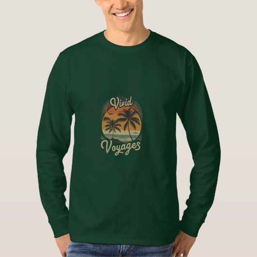 Levendige reizen t-shirt (Voorkant)