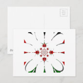 Levendige Republiek Kenia Schild Vlag Kaleidoscoop Briefkaart (Voorkant / Achterkant)