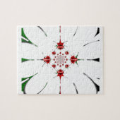 Levendige Republiek Kenia Schild Vlag Kaleidoscoop Legpuzzel (Horizontaal)