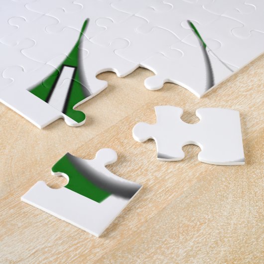 Levendige Republiek Kenia Schild Vlag Kaleidoscoop Legpuzzel (Zijkant)