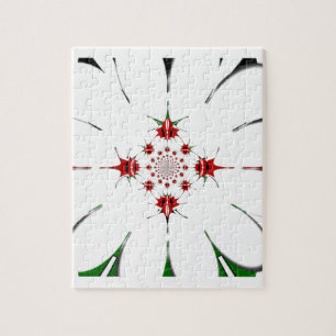 Levendige Republiek Kenia Schild Vlag Kaleidoscoop Legpuzzel