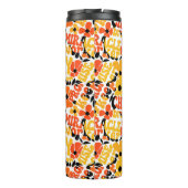 Levendige Retro Christelijke Bloemtypografie Thermosbeker (Achterkant)