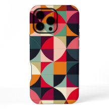 Levendige Retro-geïnspireerde Geometrische iPhone-