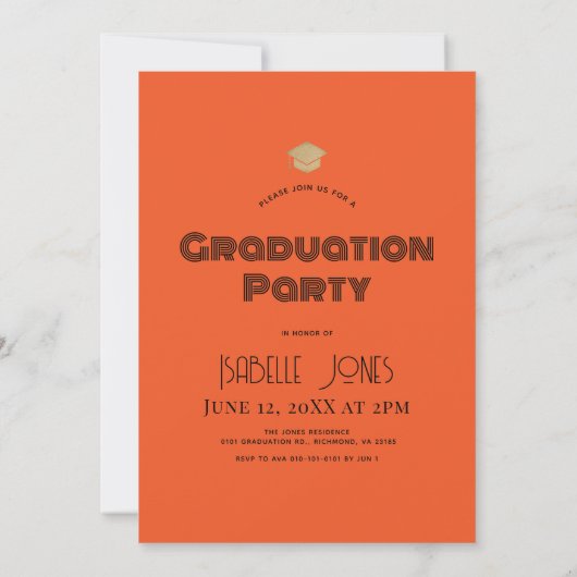 Levendige Retro-kleurenfoto's Afstuderen Kaart (Achterkant)