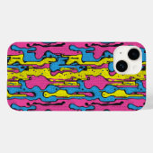 "Levendige Retro Pop Art Drip Patroon Case-Mate iPhone Case (Achterkant (horizontaal))