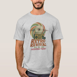 Levendige Retro Revival 80s 90s Y2K Esthetiek Mode T-shirt