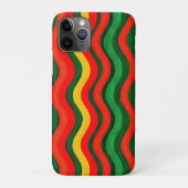 Levendige retro Wavy lijnen Case-Mate iPhone Case (Achterkant)