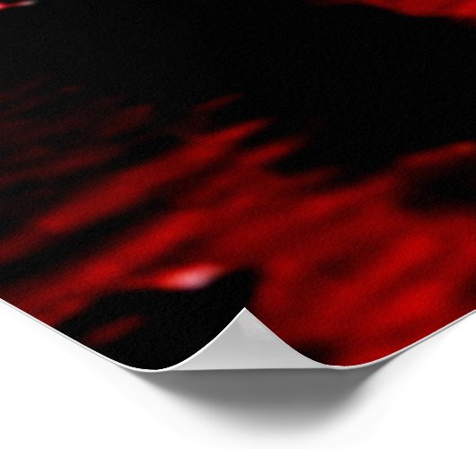 Levendige Rivier van Herfst Gold Design Poster (Hoek)