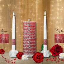 Levendige rode en zilveren Sparkle  typografie