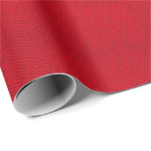 Levendige rode stof textuur cadeaupapier (Rol Hoek)