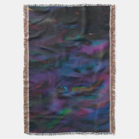 Levendige rokerige paarse waterverf deken (Voorkant Verticaal)