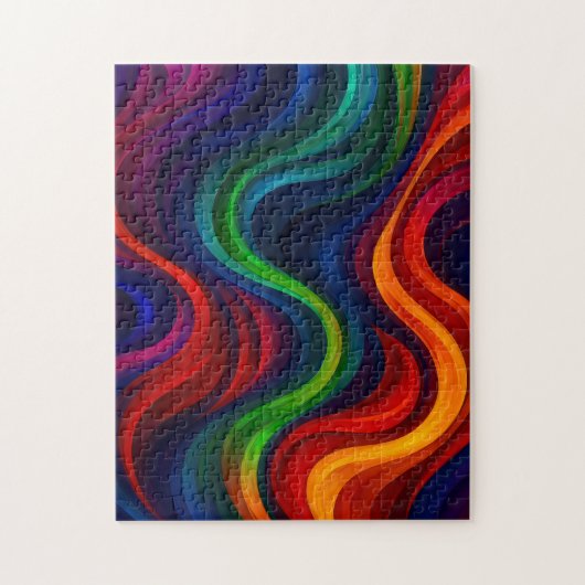 Levendige Rondingen Legpuzzel (Verticaal)