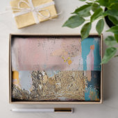 Levendige Royalty-Abstracte Art Decoupage Tissuepapier (Geschenk)