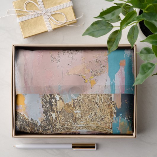 Levendige Royalty-Abstracte Art Decoupage Tissuepapier (Geschenk)