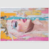 Levendige Royalty-Abstracte Art Decoupage Tissuepapier (Voorkant)