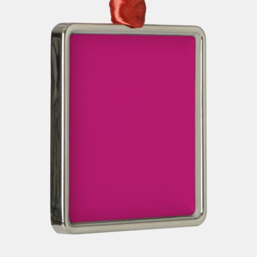 Levendige roze achtergrond metalen ornament (Rechts)