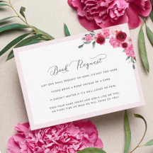 Levendige roze bloemige Xmas Boek Aanvraag Baby sh