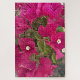 Levendige Roze Bougainvillea Bloemen in Bloei in T Legpuzzel