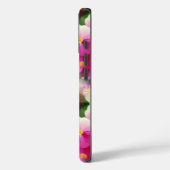 Levendige roze en witte impatiens Vloeiend Patroon Case-Mate iPhone Case (Achterkant / Links)