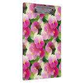 Levendige roze en witte impatiens Vloeiend Patroon Klembord (Rechts)