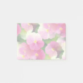 Levendige roze en witte impatiens Vloeiend Patroon Post-it® Notes (Voorkant)