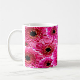 Levendige Roze Gerbera Tulp Patronen Mok | Krachti