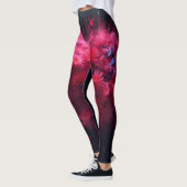 Levendige roze hart burst leggings (Links)