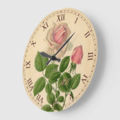 Levendige  roze hybride theethee Roos Romeinse cij Grote Klok (Hoek)