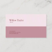 Levendige roze kersenbloesem Bokeh Visitekaartje (Achterkant)