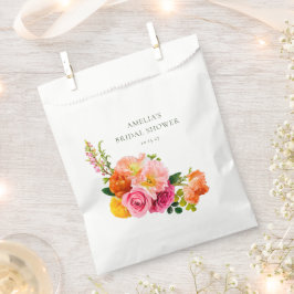 Levendige roze klaprozen bloemenbloesem Vrijgezell Bedankzakje