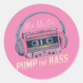 Levendige Roze Mix Master Sticker (Voorkant)