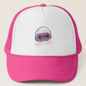 Levendige Roze Mix Master Trucker Hoed Trucker Pet (Voorkant)