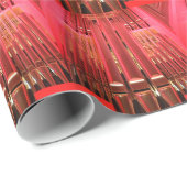 Levendige roze pijpen papier (Rol Hoek)