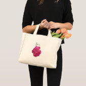 Levendige Roze Pioen Bloem Persoonlijk Mini Tote Bag (Voorkant (product))
