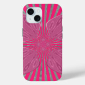 , levendige roze prachtige, stijlvolle, stijlvolle Case-Mate iPhone case (Achterkant)