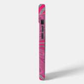 , levendige roze prachtige, stijlvolle, stijlvolle Case-Mate iPhone case (Achterkant / Links)