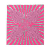 , levendige roze prachtige, stijlvolle, stijlvolle notitieblok (Voorkant)