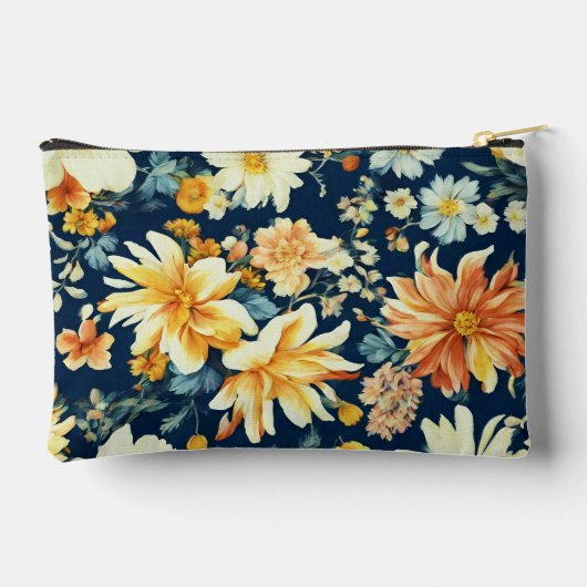 Levendige roze-rode en delicate witte bloemen etui (Achterkant)