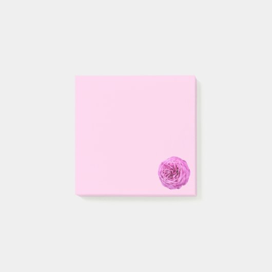 Levendige roze roos uitsnijding post-it® notes (Voorkant)