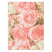 Levendige roze rozen Floral | Tablecloth Tafelkleed (Voorkant)