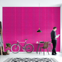 Levendige roze rozenblaadjes XS-size bloemmotief