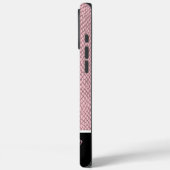 Levendige roze slangenhuid textuur Case-Mate iPhone case (Achterkant / Links)